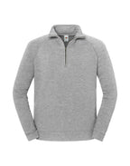 62288 FOTL Iconic Premium Zip Neck Sweat - Athletic Heather - 62288