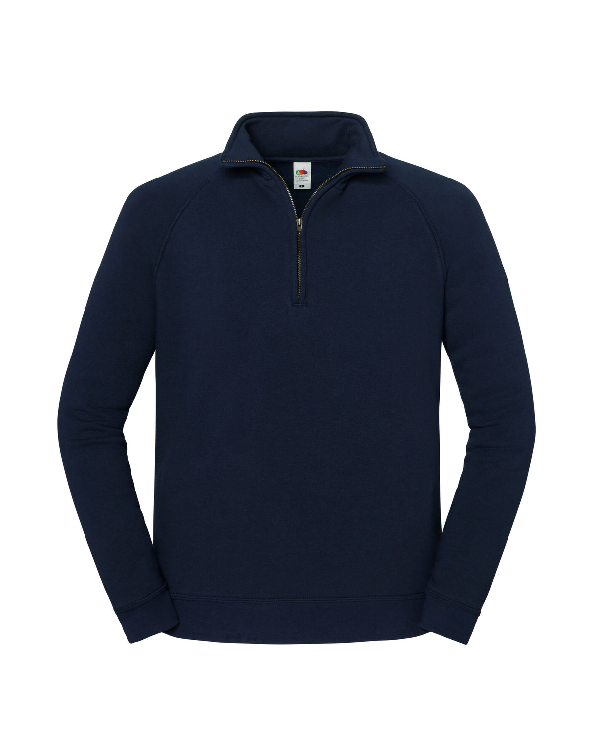 62288 FOTL Iconic Premium Zip Neck Sweat - Deep Navy - 62288