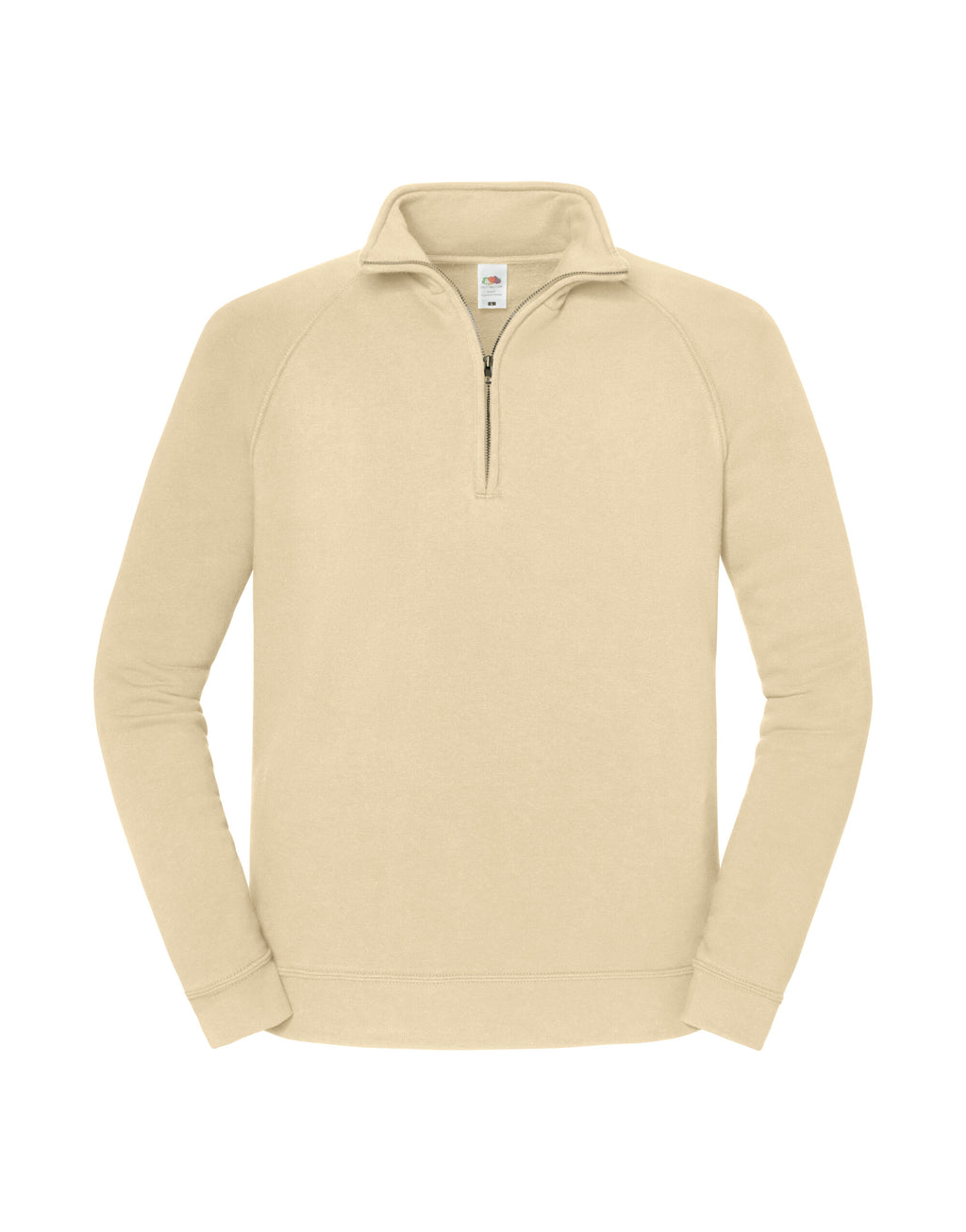 62288 FOTL Iconic Premium Zip Neck Sweat - Desert Sand - 62288