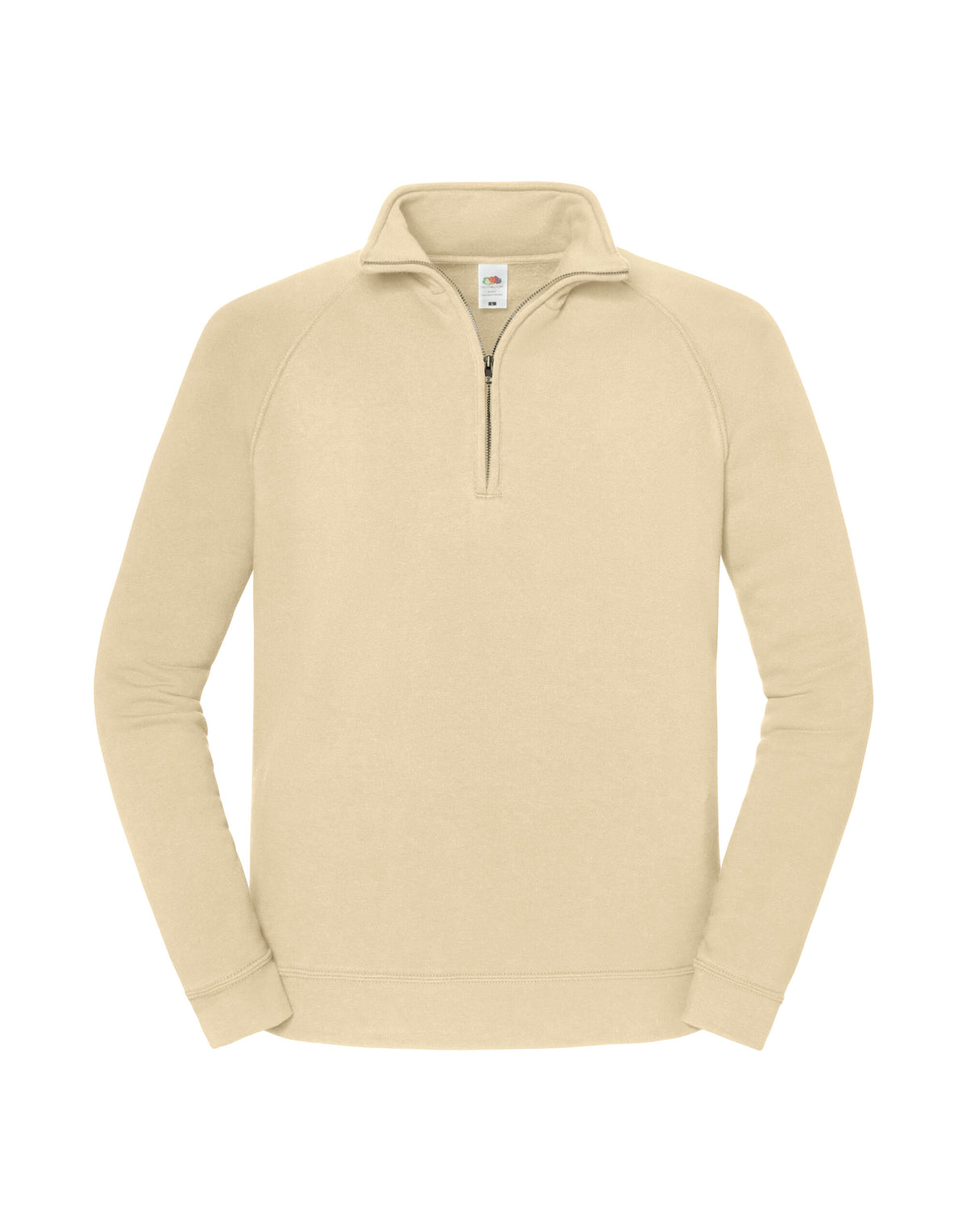 62288 FOTL Iconic Premium Zip Neck Sweat - Desert Sand - 62288