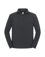 62288 FOTL Iconic Premium Zip Neck Sweat - Light Graphite - 62288