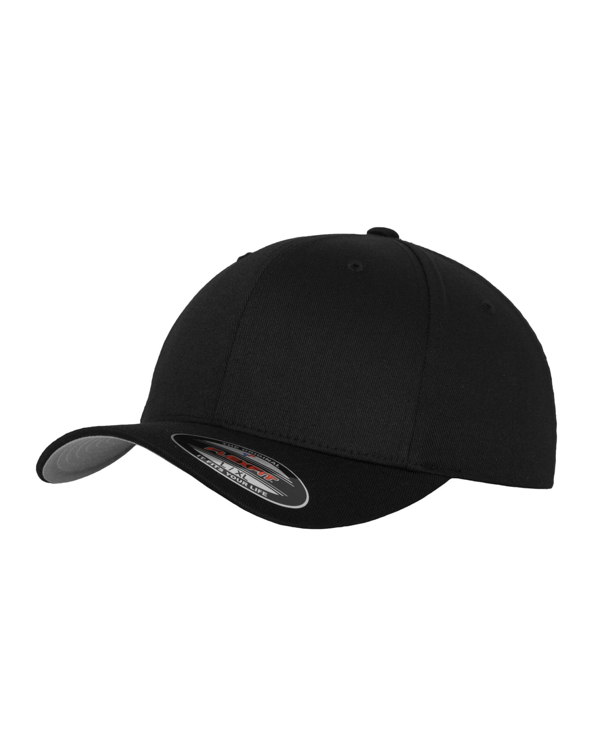 6277 Flexfit Wooly Combed Cap - Black - 6277