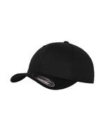 6277 Flexfit Wooly Combed Cap - Black/Black - 6277