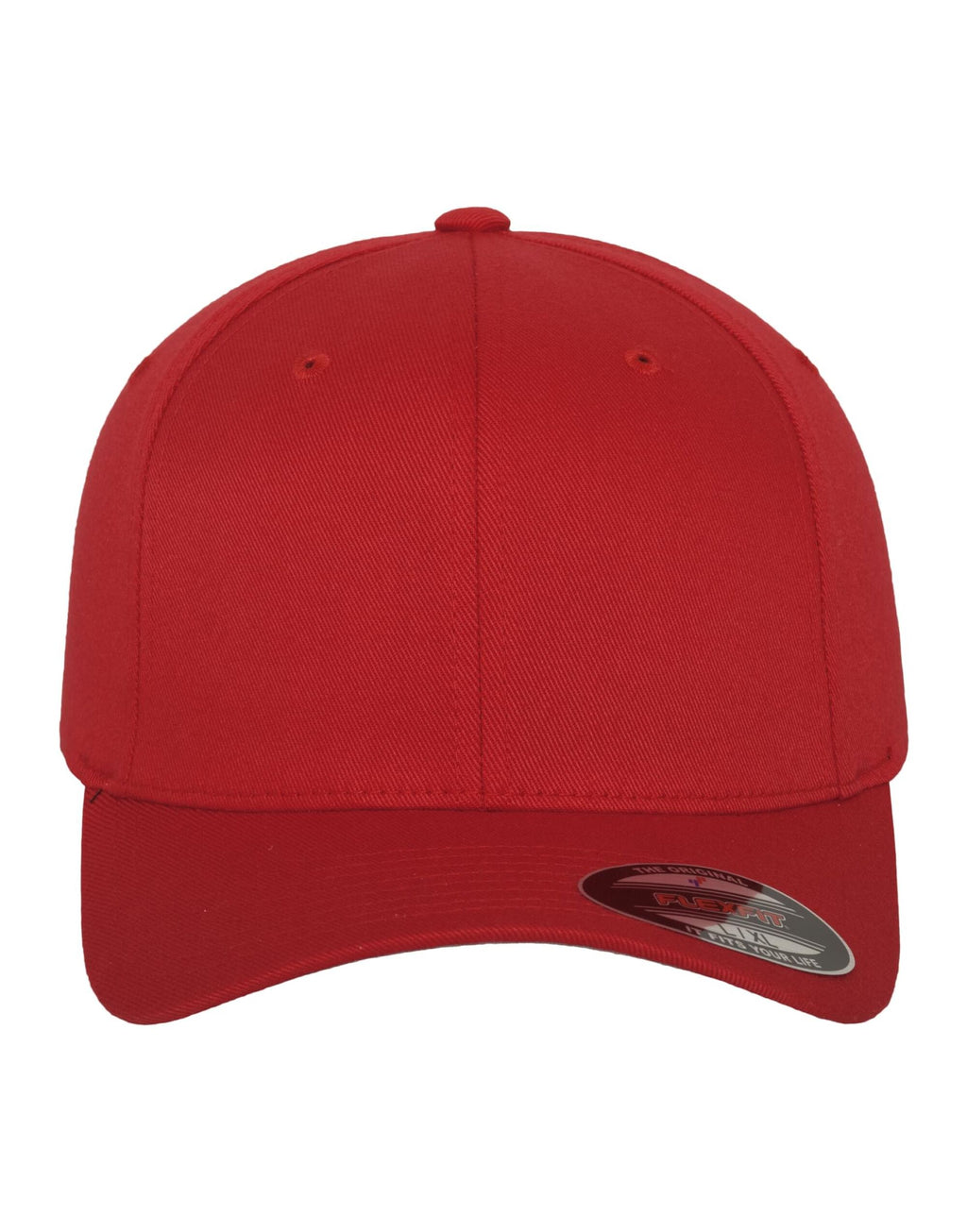 6277 Flexfit Wooly Combed Cap - Red - 6277