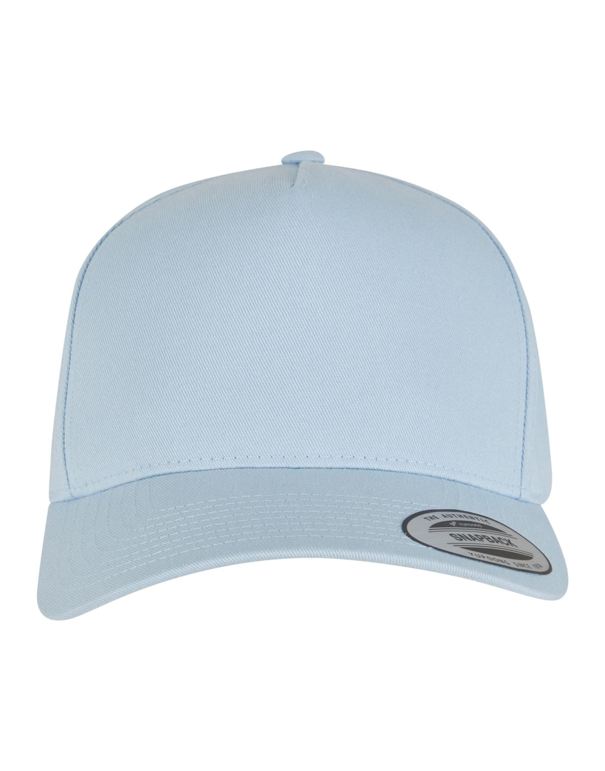 7707 Flexfit 5 Panel Curved Classic Snapback - Light Blue - 7707