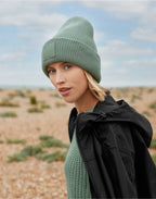 Beechfield Deep Cuff Tonal Patch Beanie