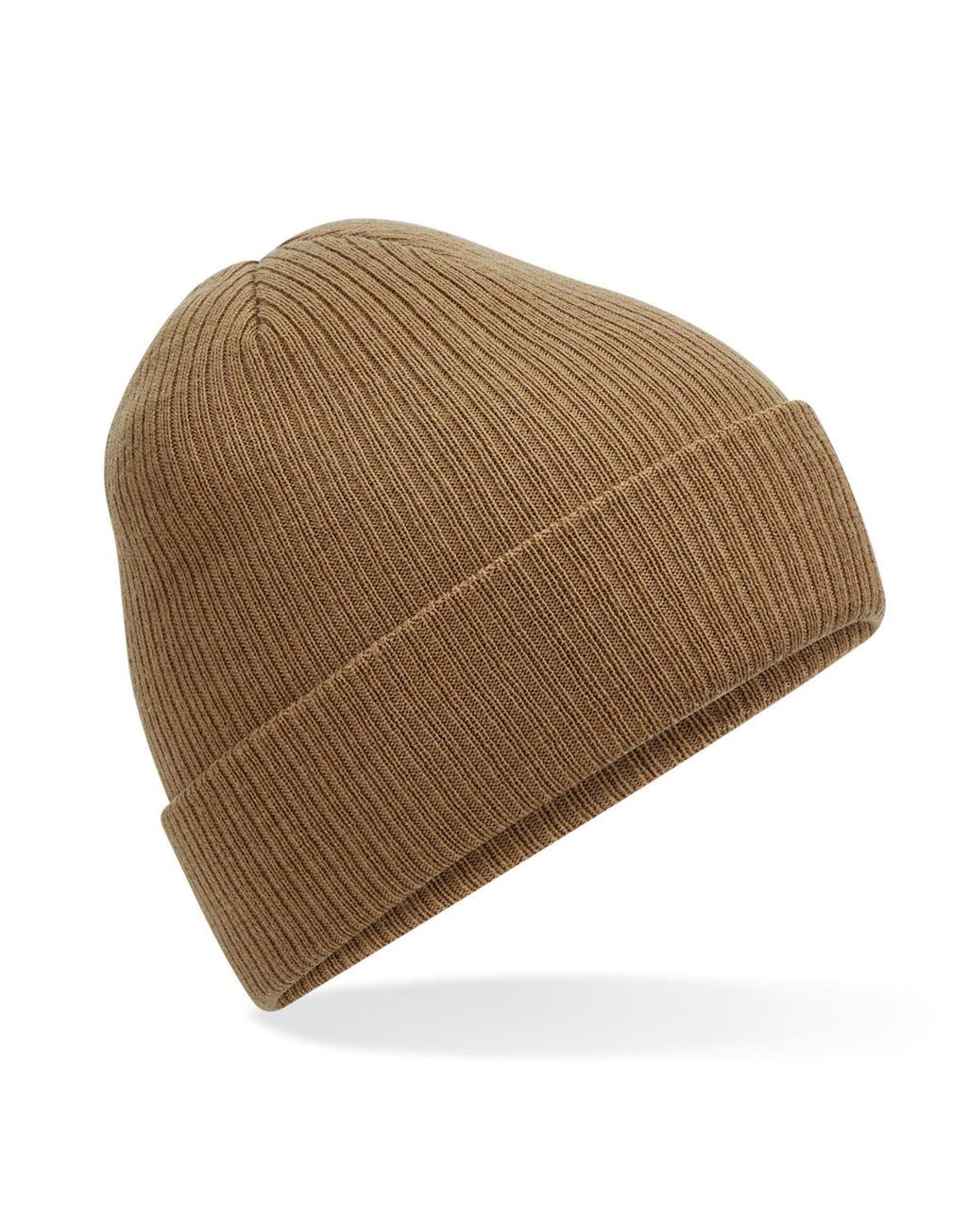 B376R Beechfield Polylana Ribbed Beanie - Biscuit - B376R