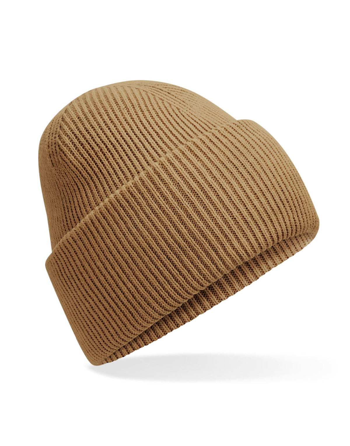 B385R Beechfield Classic Deep Cuffed Beanie - Biscuit - B385R