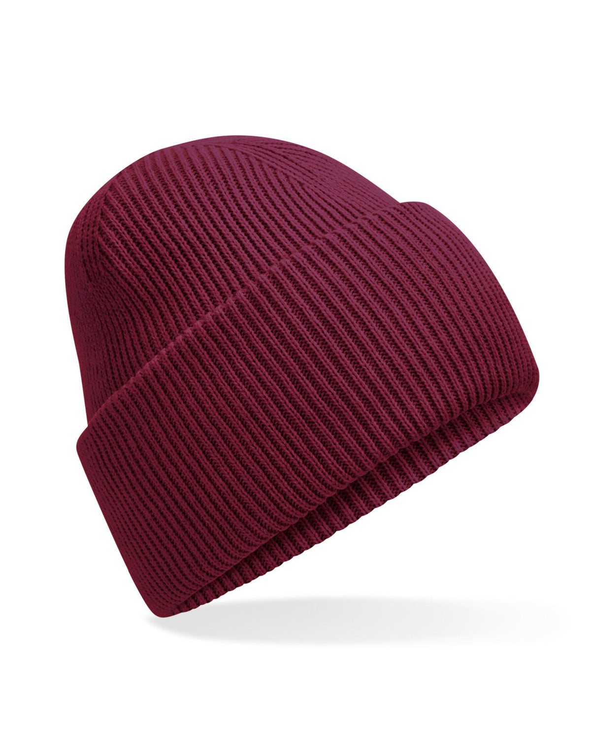 B385R Beechfield Classic Deep Cuffed Beanie - Burgundy - B385R