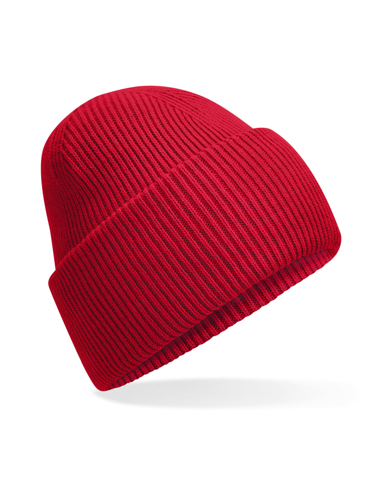 B385R Beechfield Classic Deep Cuffed Beanie - Classic Red - B385R
