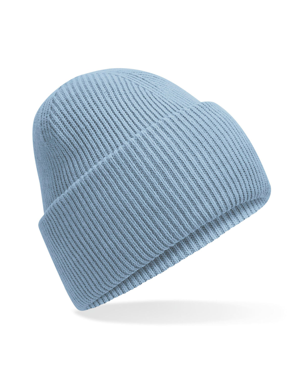 B385R Beechfield Classic Deep Cuffed Beanie - Dusty Blue - B385R