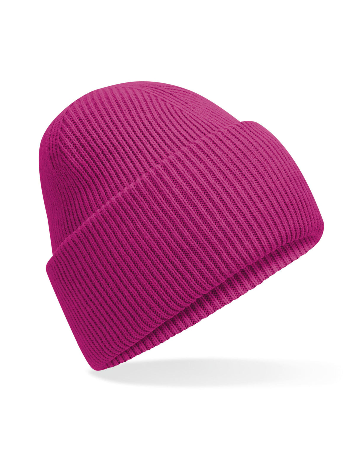 B385R Beechfield Classic Deep Cuffed Beanie - Festival Fuchsia - B385R