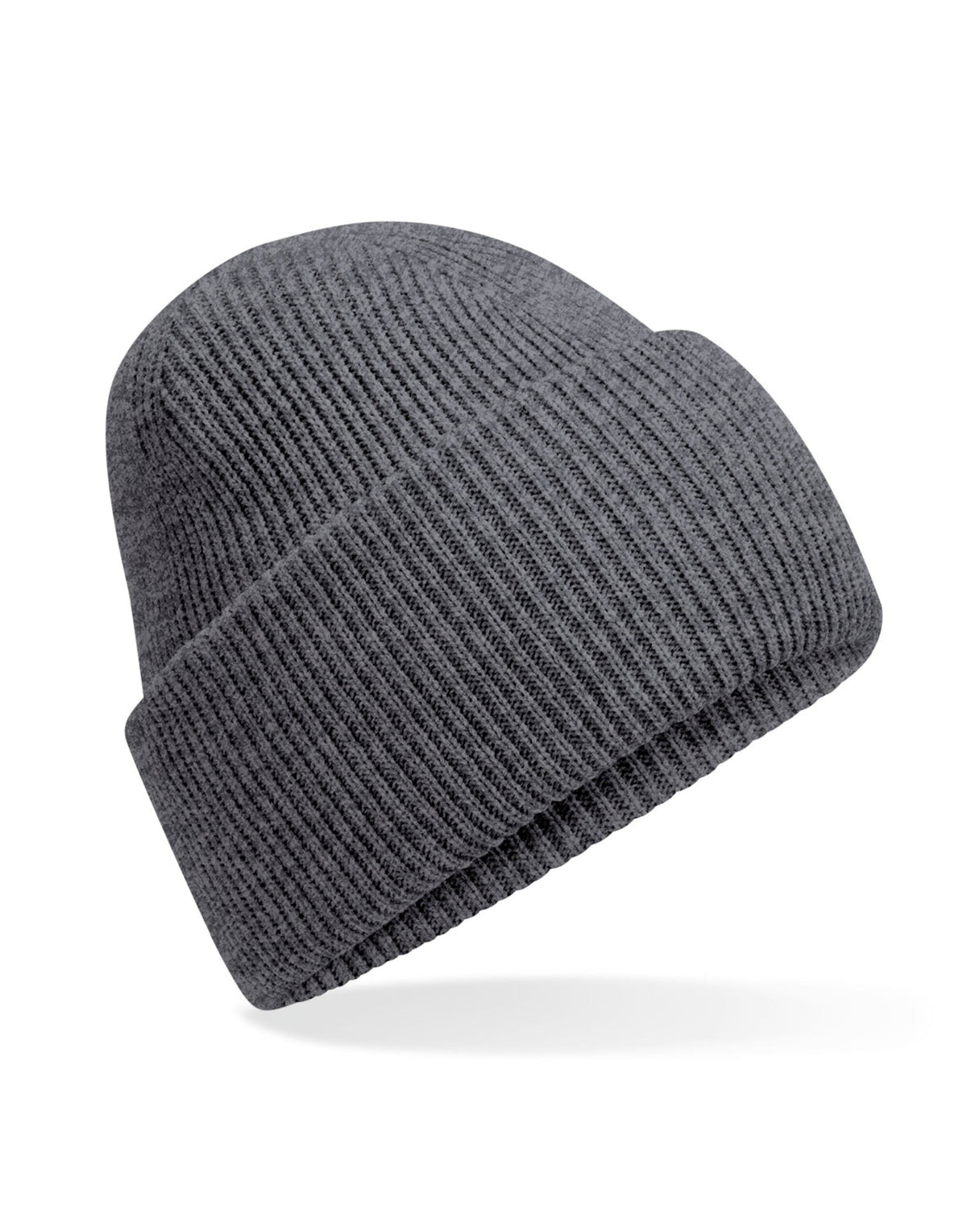 B385R Beechfield Classic Deep Cuffed Beanie - Granite - B385R