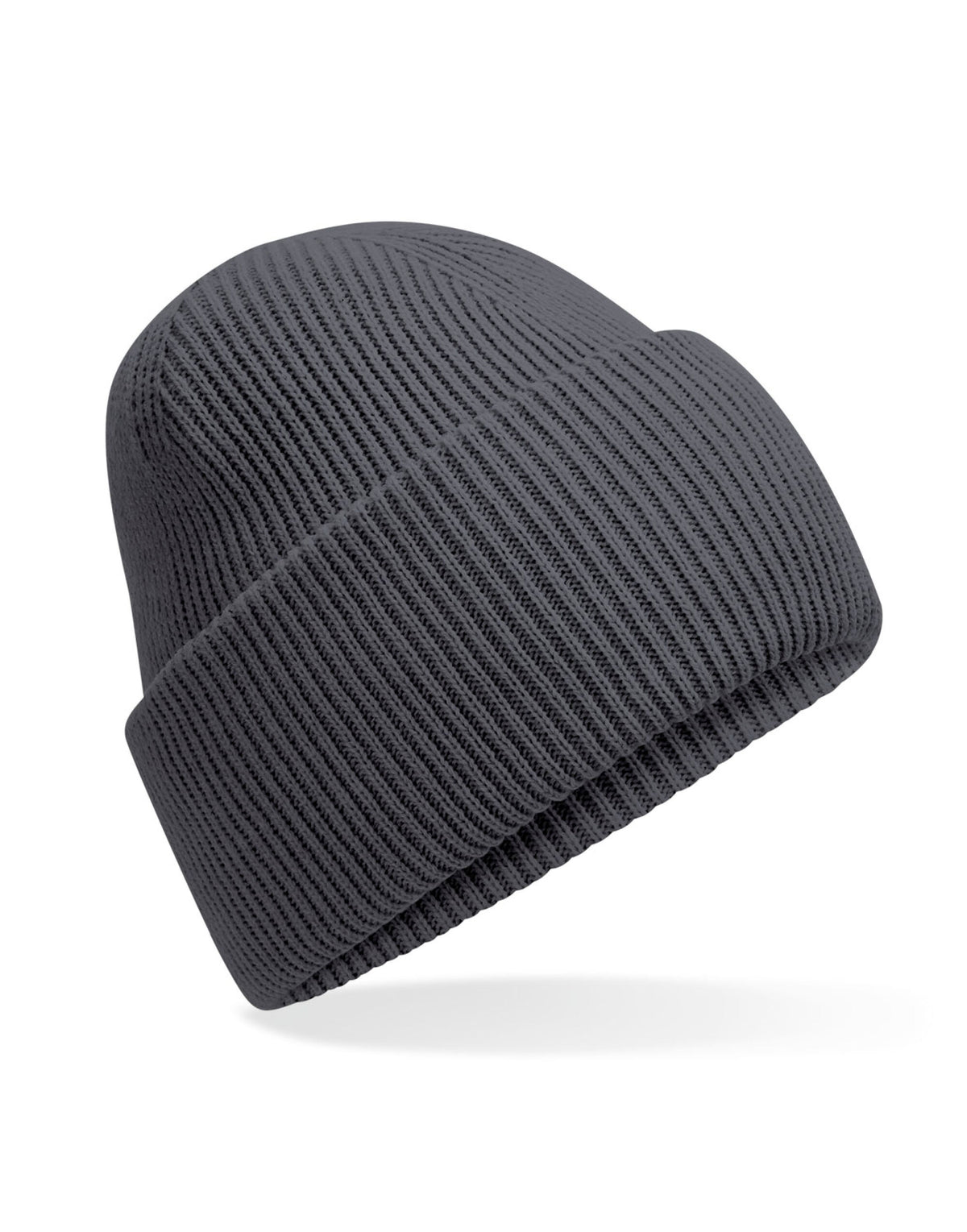 B385R Beechfield Classic Deep Cuffed Beanie - Graphite - B385R
