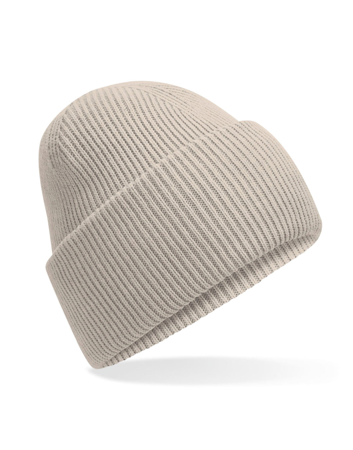 B385R Beechfield Classic Deep Cuffed Beanie - Natural Stone - B385R