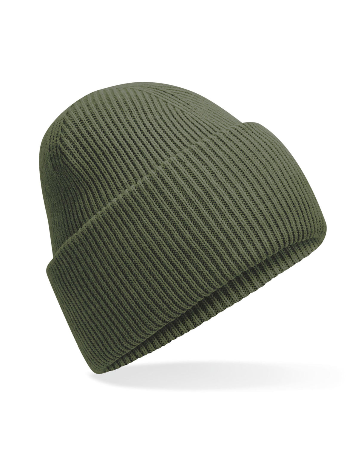 B385R Beechfield Classic Deep Cuffed Beanie - Olive Green - B385R