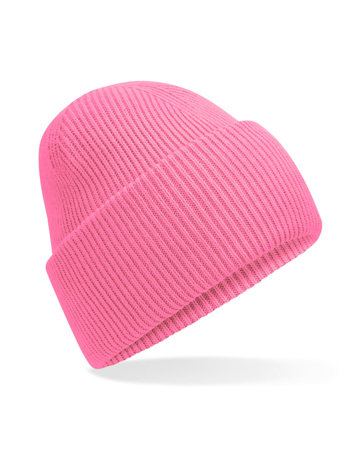 B385R Beechfield Classic Deep Cuffed Beanie - True Pink - B385R