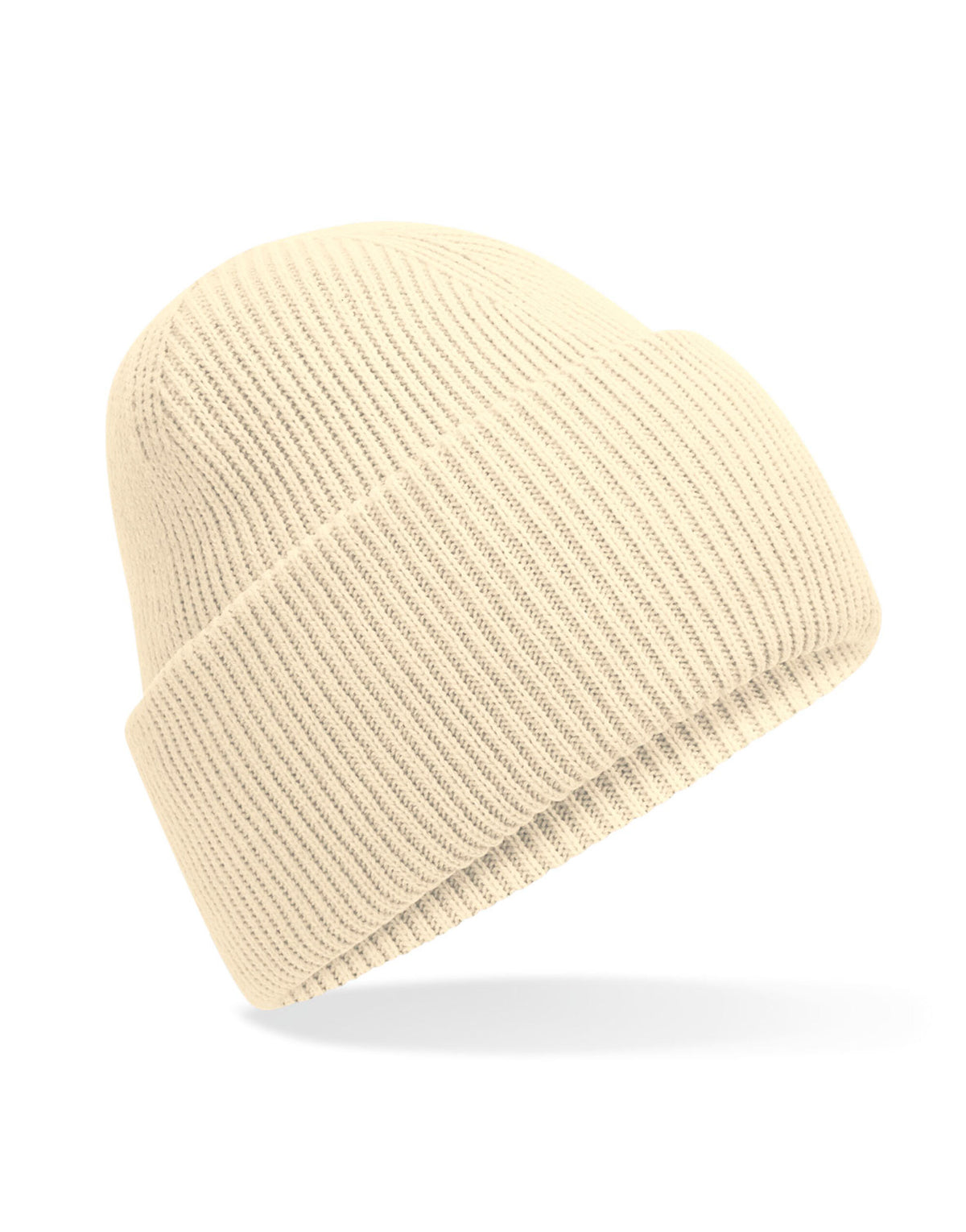 B385R Beechfield Classic Deep Cuffed Beanie - Vanilla - B385R