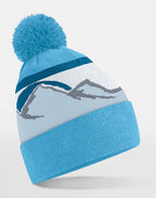 B395R Beechfield Mountain Peaks Pom Pom Beanie