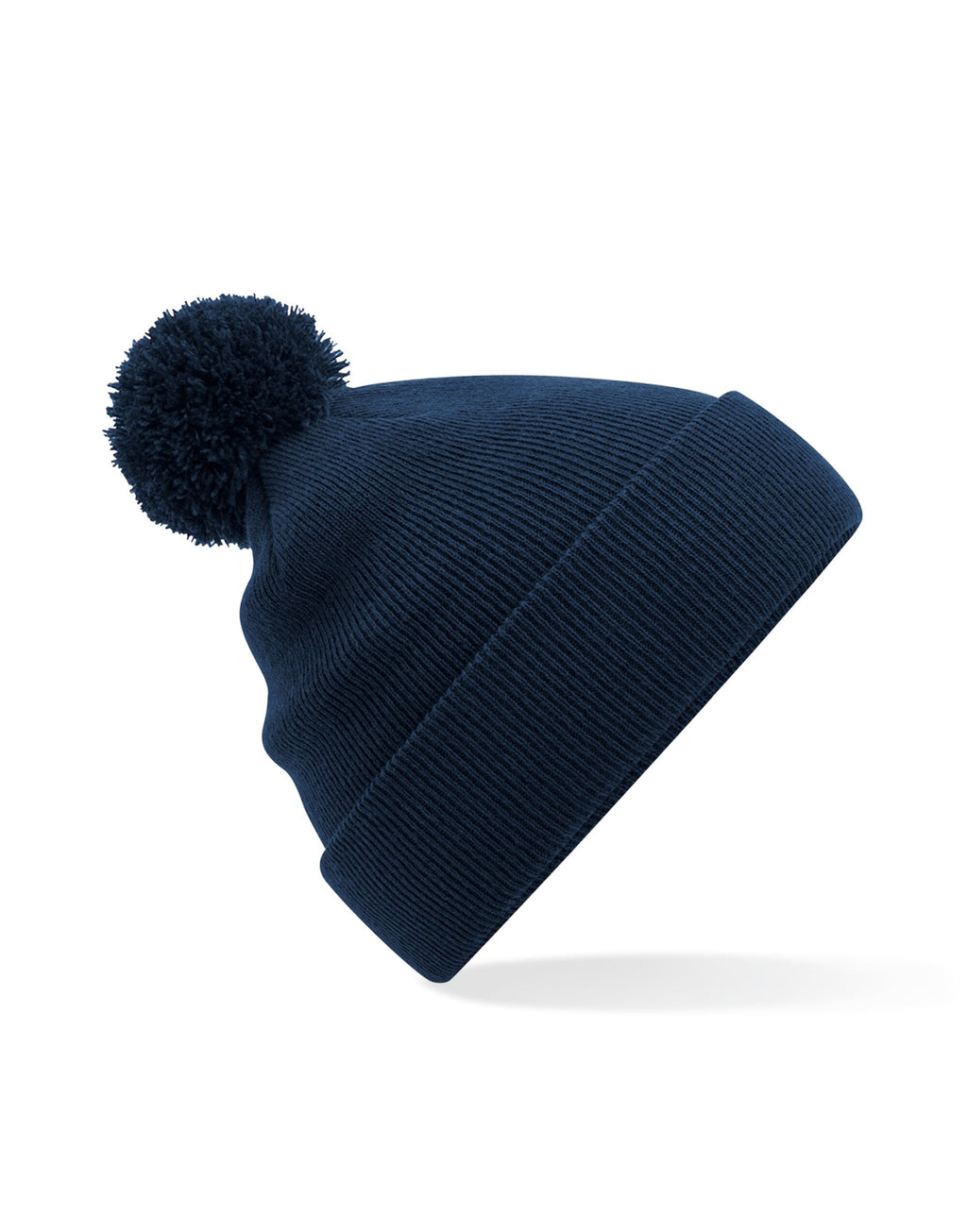 B426B Beechfield Junior Original Pompom Beanie - French Navy - B426B