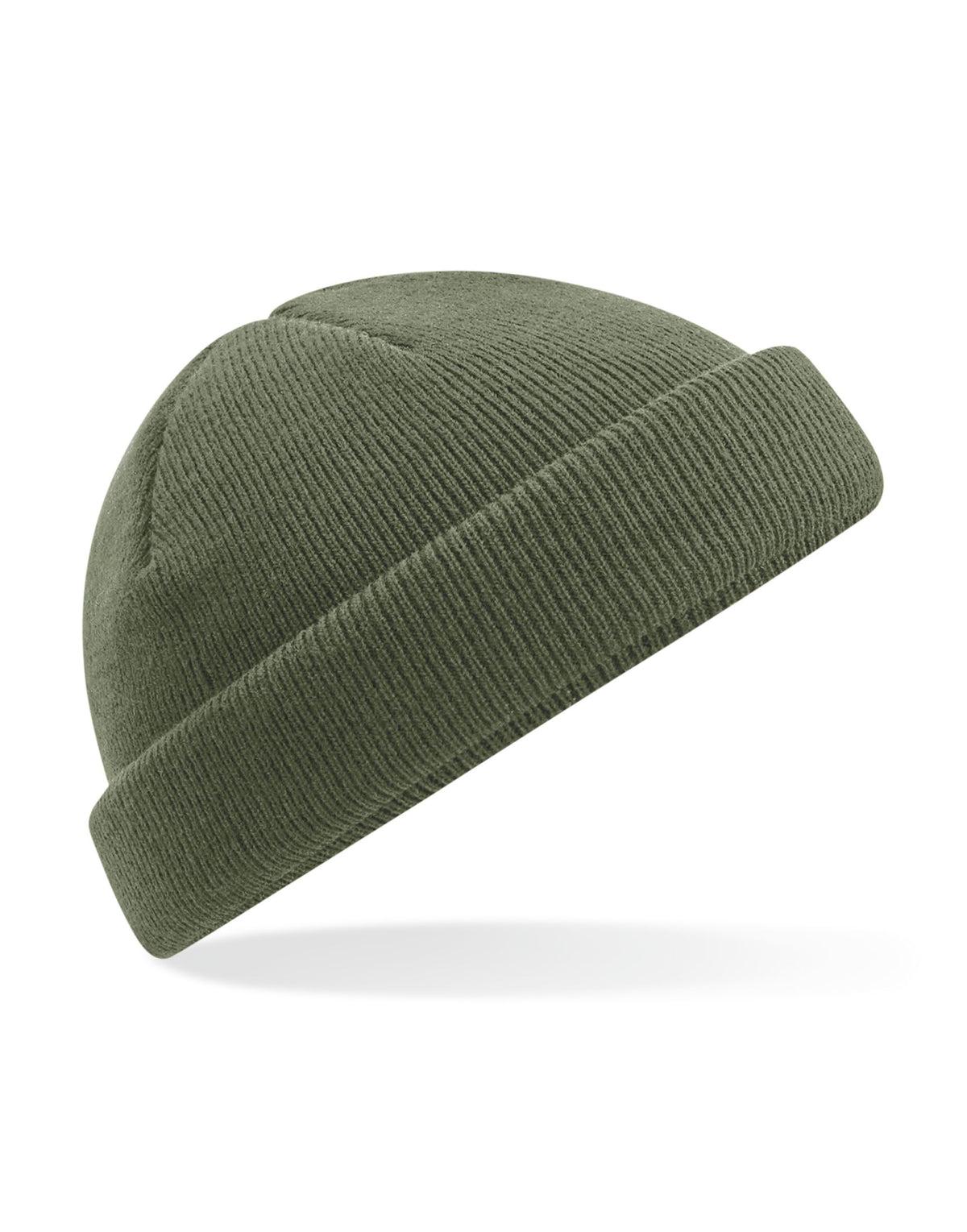 B43R Beechfield Recycled Mini Fisherman Beany - Olive Green - B43R