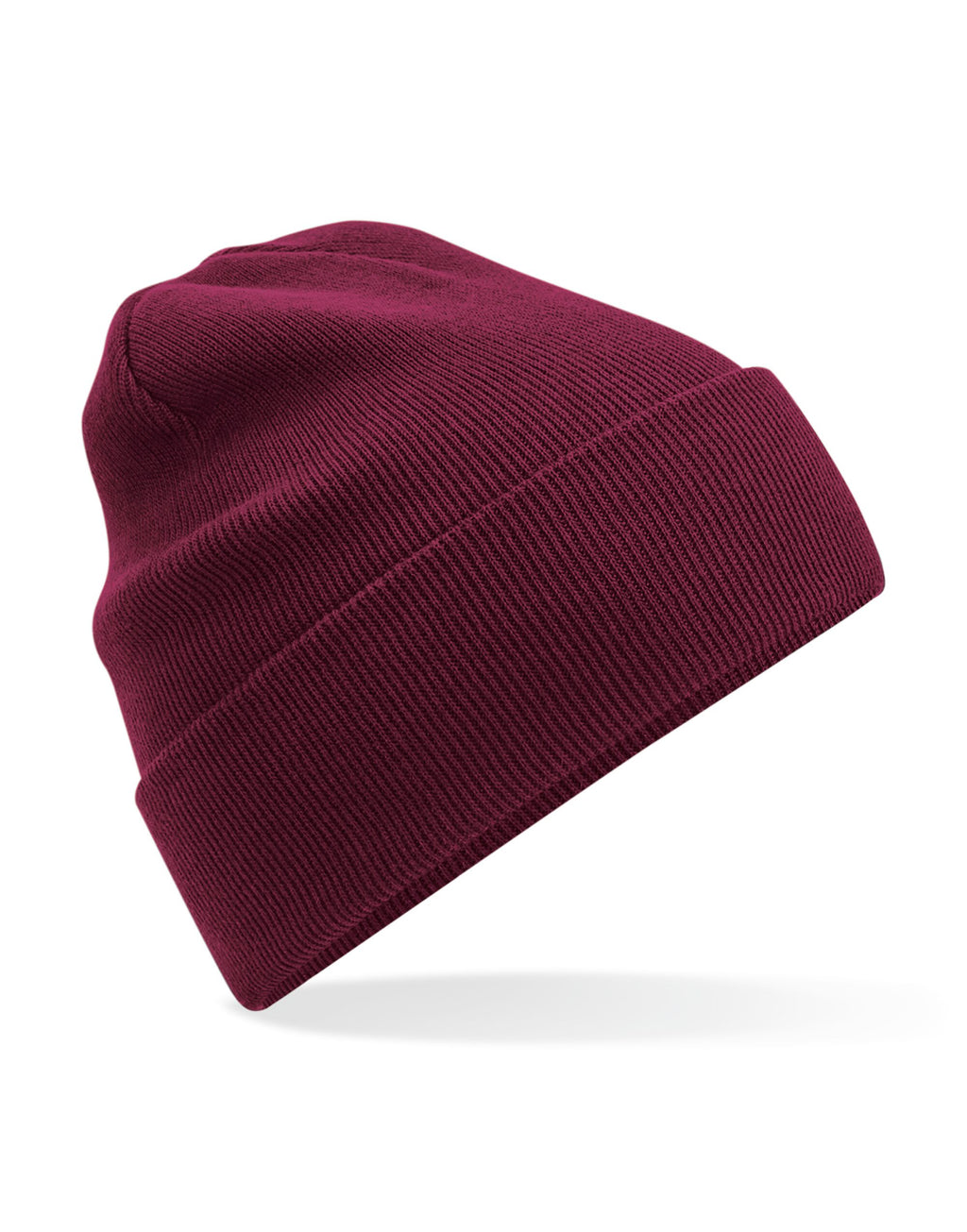 B45N Beechfield Organic Cotton Original Beany - Burgundy - B45N
