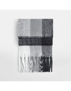 Beechfield Fluffy Check Scarf