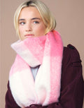 Beechfield Fluffy Check Scarf