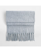 B496R Beechfield Fluffy Scarf - Heather Grey - B496R