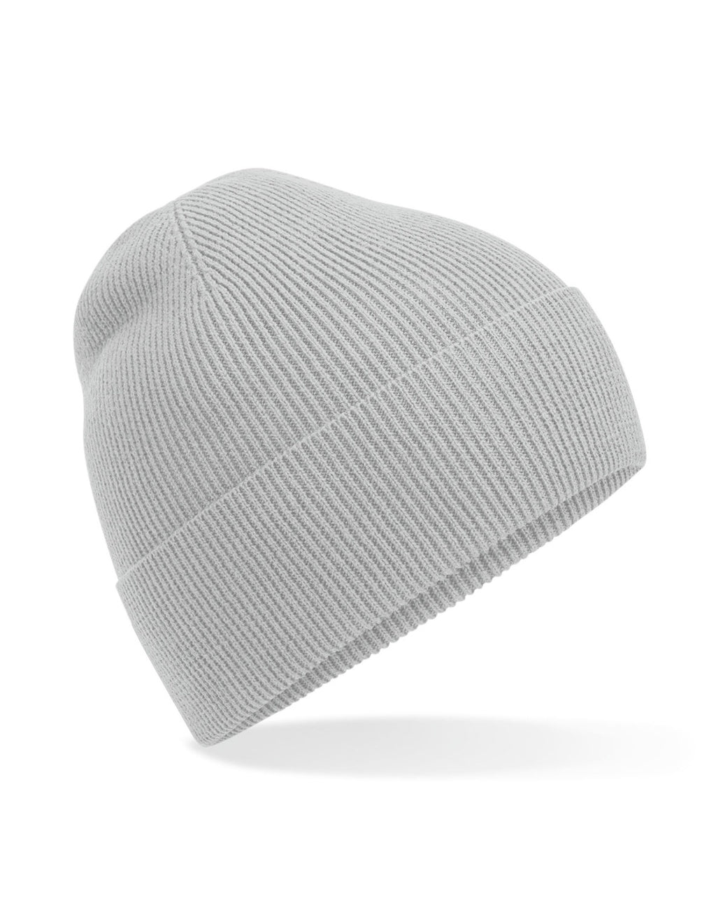 B51N Beechfield Organic Cotton Fine Knit Bean - Light Grey - B51N