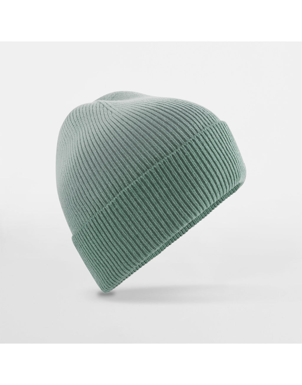 B533 Beechfield Dip Dye Beanie - Dusty Green Dip Dye - B533