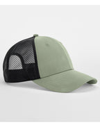 B644R Beechfield Technical Mesh Trucker - Fresh Green/Black - B644R