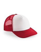 B645B Beechfield Junior Vintage SB Trucker - Classic Red/White - B645B