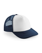 B645B Beechfield Junior Vintage SB Trucker - French Navy/White - B645B