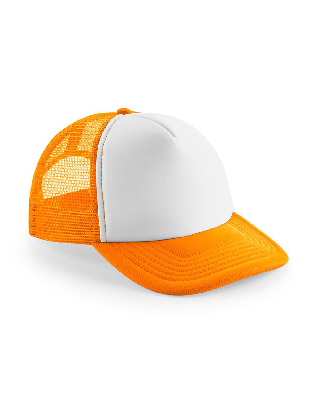 B645B Beechfield Junior Vintage SB Trucker - Orange/White - B645B