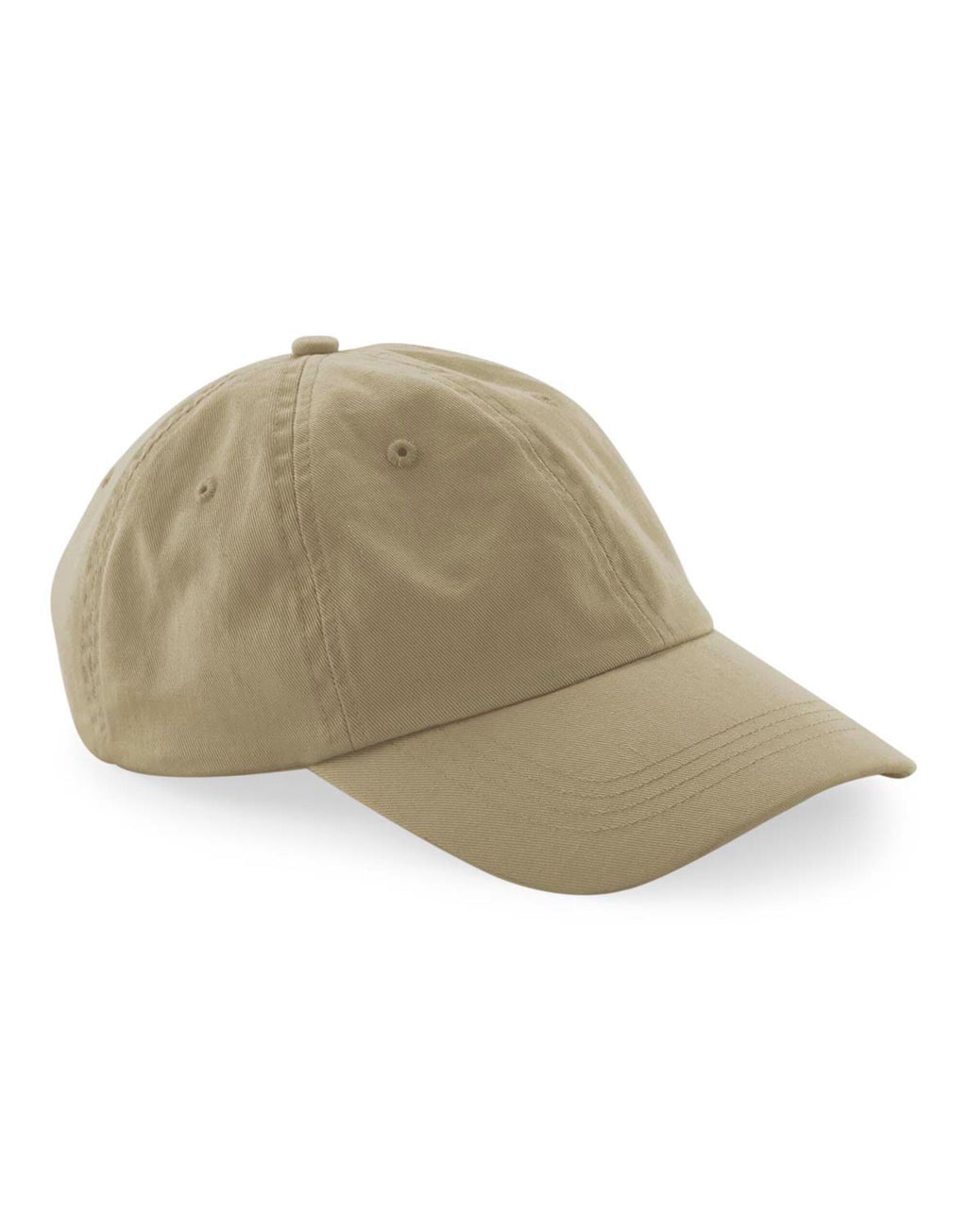 B652N Beechfield Organic Cottn 6 Panel Dad Cap - Desert Sand - B652N