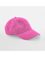 B653B Beechfield Jr Low Pro 6 Panel Dad Cap - True Pink - B653B