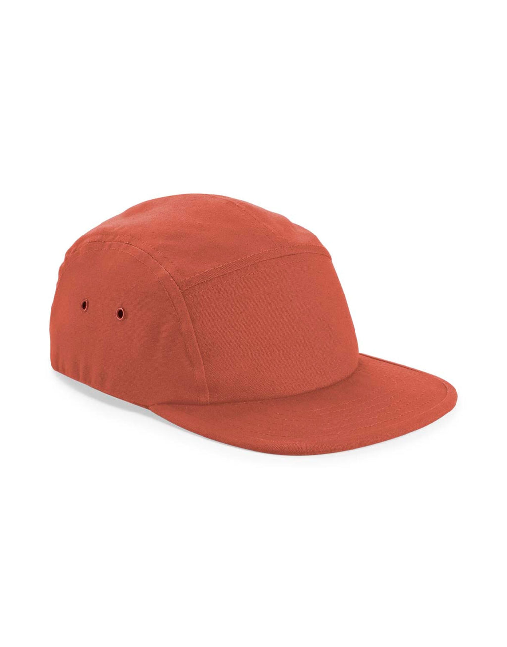 B654 Beechfield Canvas 5 Panel Cap - Terracotta - B654