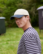 B673 Beechfield Contrast Peak Vintage Cap