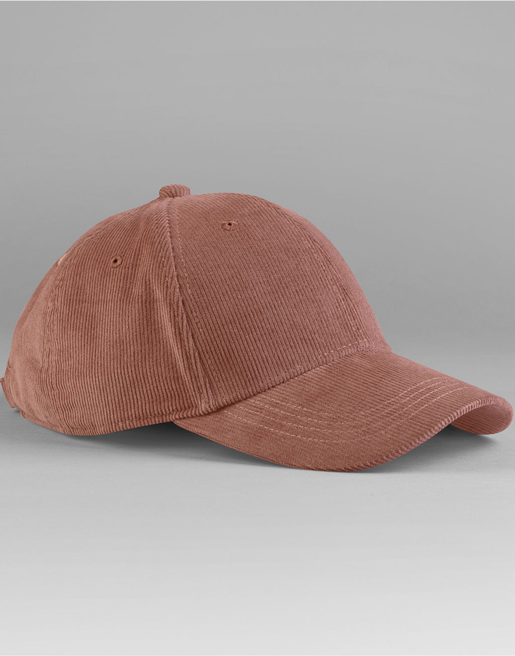 B680 Beechfield EarthAware® Cord Baseball Cap - Redwood - B680