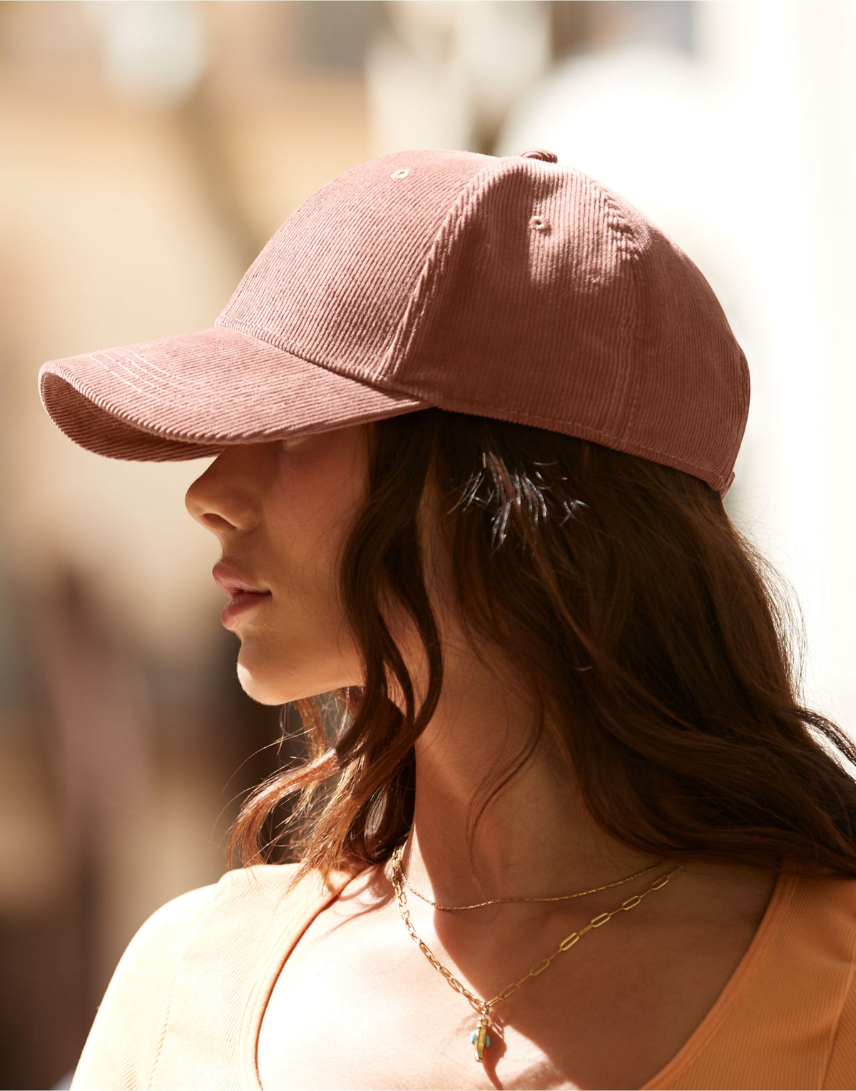 B680 Beechfield EarthAware® Cord Baseball Cap