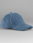 B680 Beechfield EarthAware® Cord Baseball Cap - Slate Blue - B680