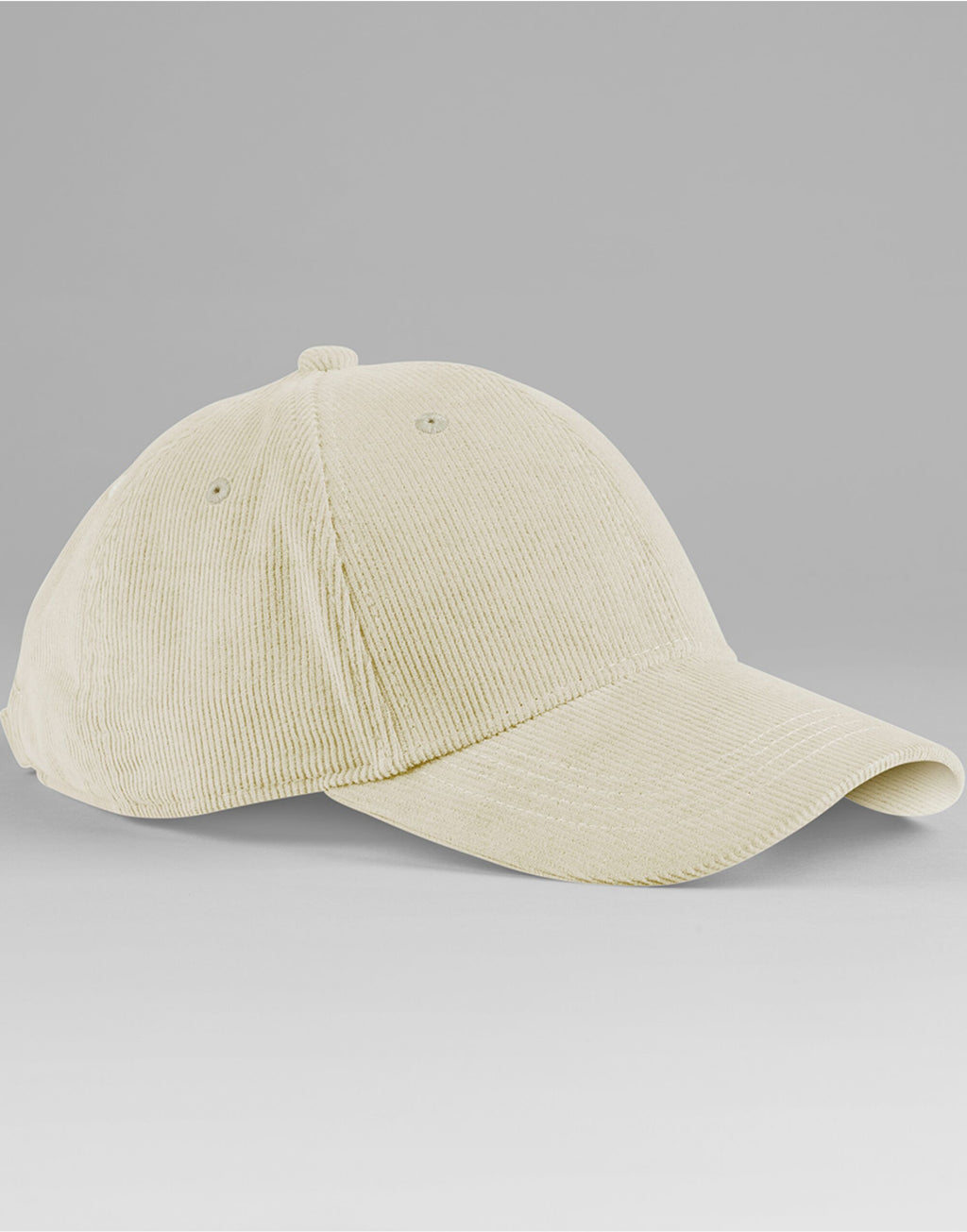 B680 Beechfield EarthAware® Cord Baseball Cap - Stone - B680