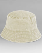 B688 Beechfield Vintage Bucket Hat - Vintage Stone - B688