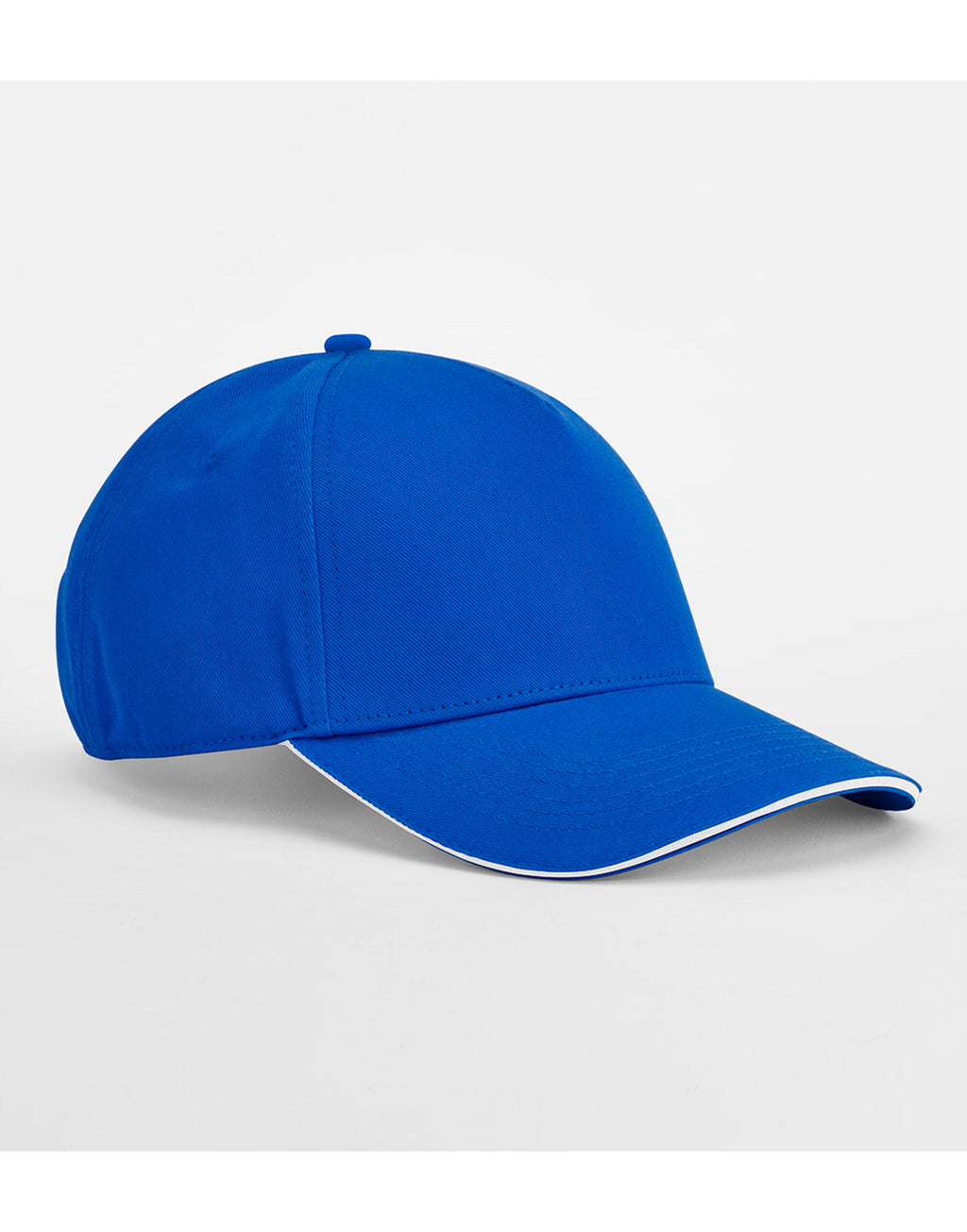 B825C Beechfield EA Org 5 Panel Cap SWich Peak - Bright Royal/White - B825C