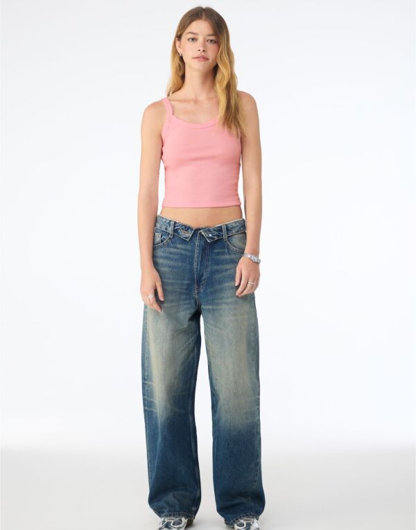 Bella Women's Micro Rib Strap Tank