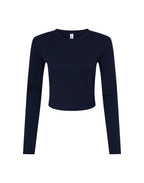 Bella Women's Micro Rib Long Sleeve Tee