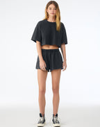 Bella + Canvas Women's Dry Dye Cropped T