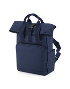 BG118S Bagbase Mini Recycled Roll Top Backpack - Navy Dusk - BG118S