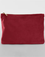 BG715 Bagbase Velvet Accessory Pouch - Ruby Red - BG715